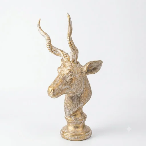 Markhor Head Statue