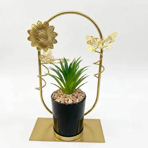 Decorative Plant holder gold