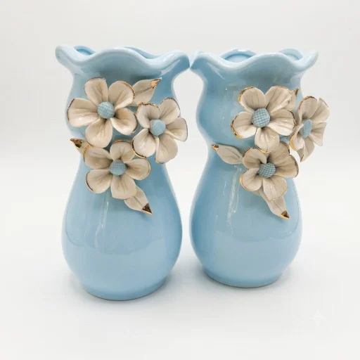 Blue Flower Vase (pair)