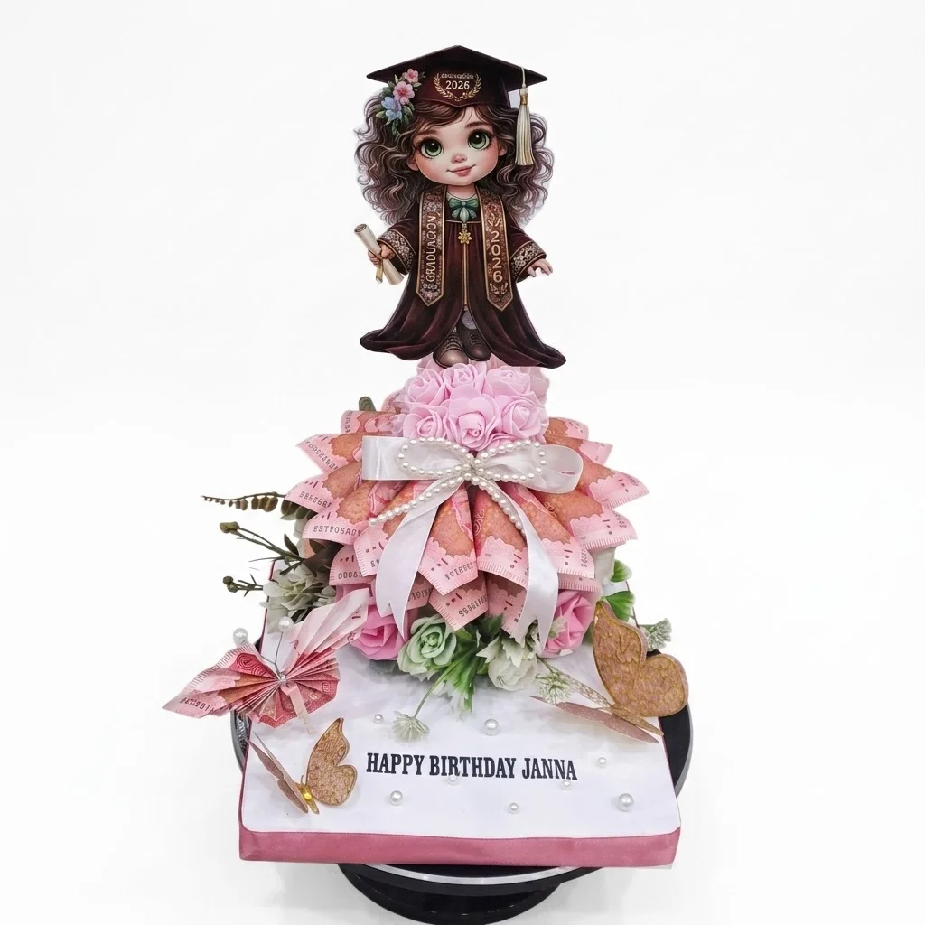 Doll Bouquet with Fresh Notes