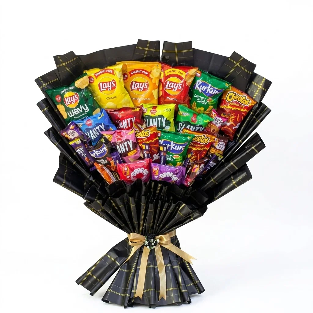 Snacks Bouquet - Black