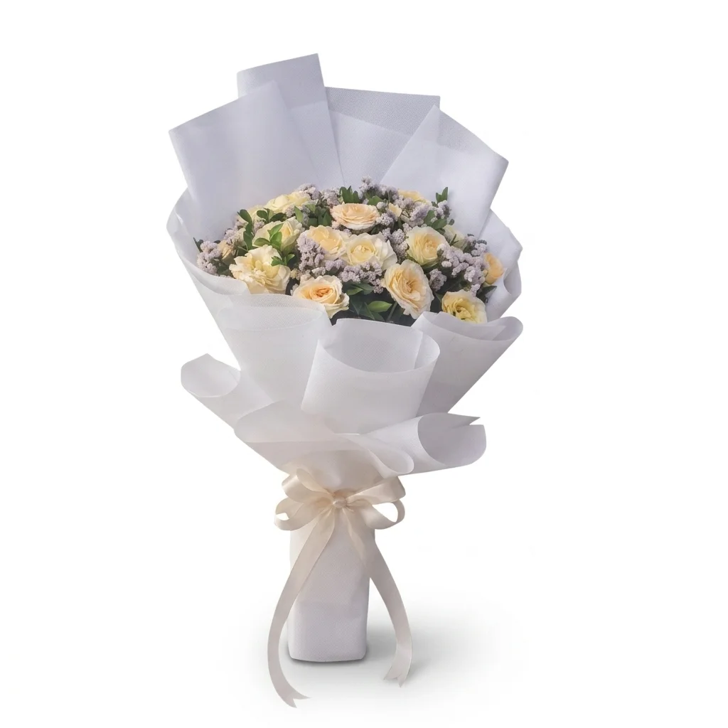 Yellow Flower Bouquet with Baby's Breath