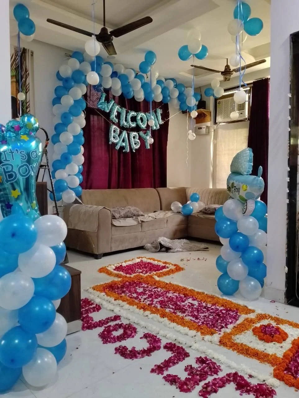 Welcome Baby Decor - Fresh Petals