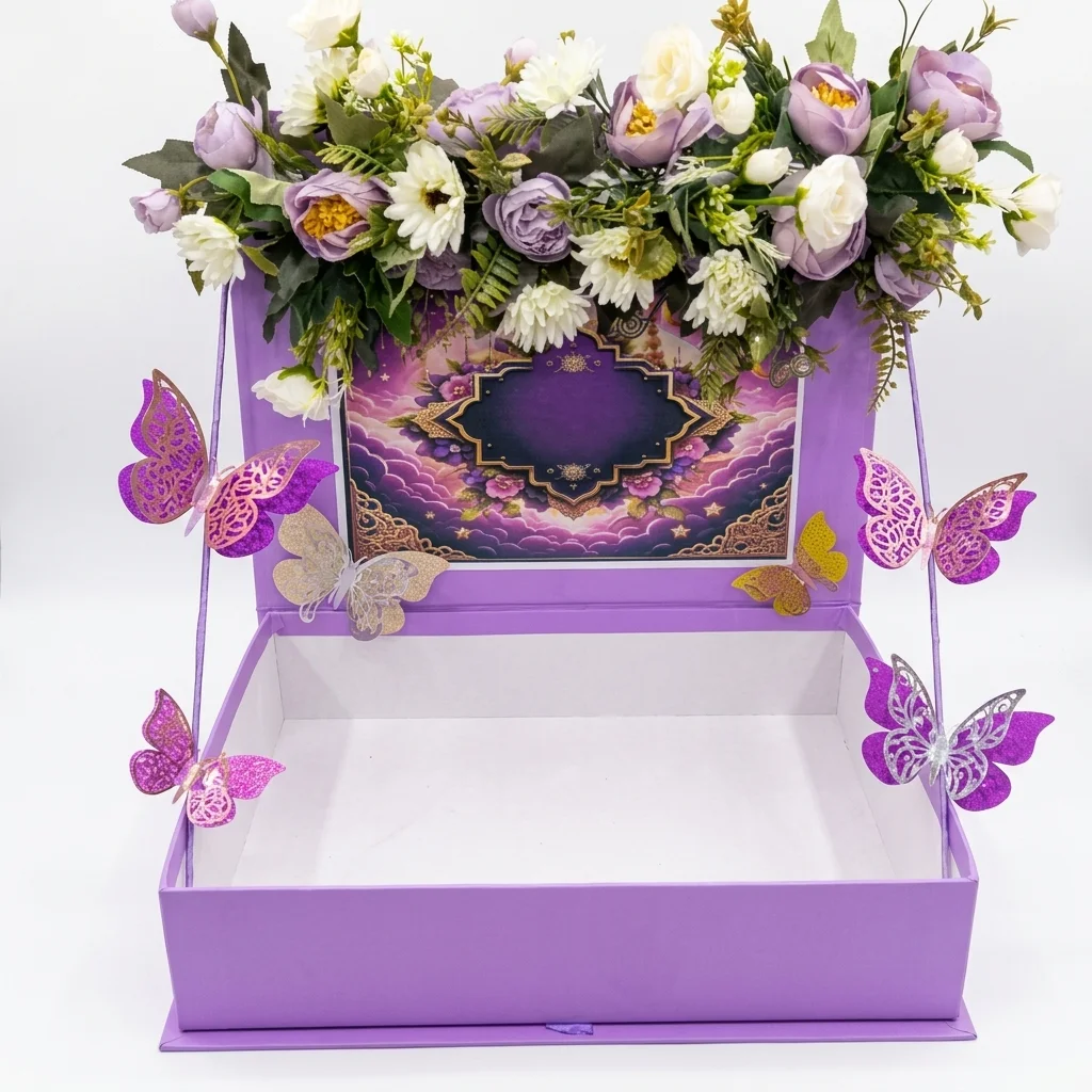 Packing Box with Flowers