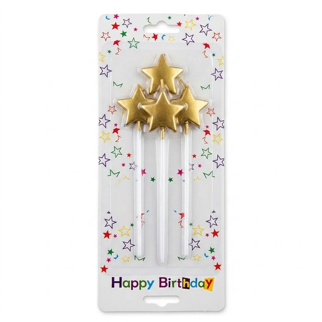 Star Birthday Candle Pack