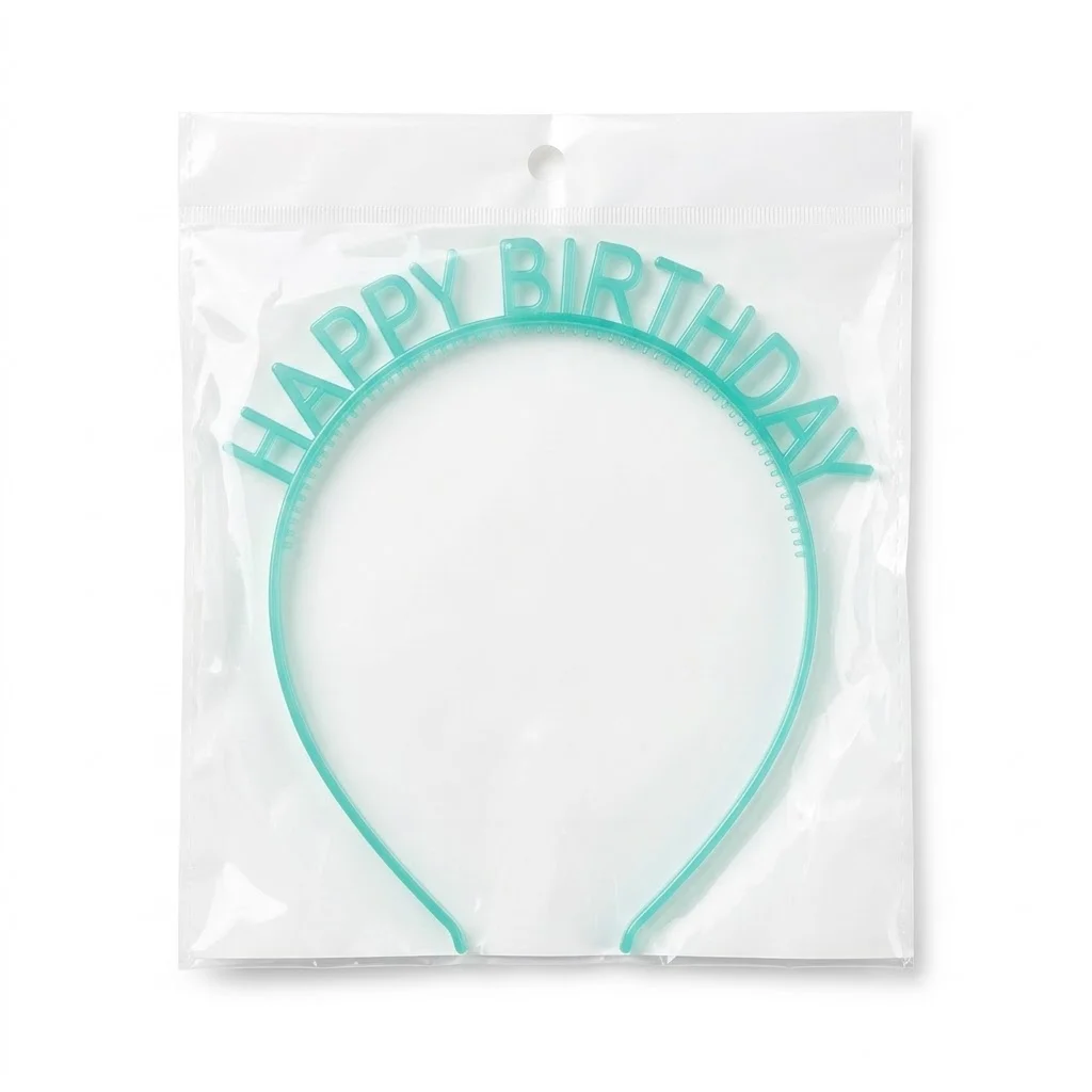 Plastic Hairband Birthday