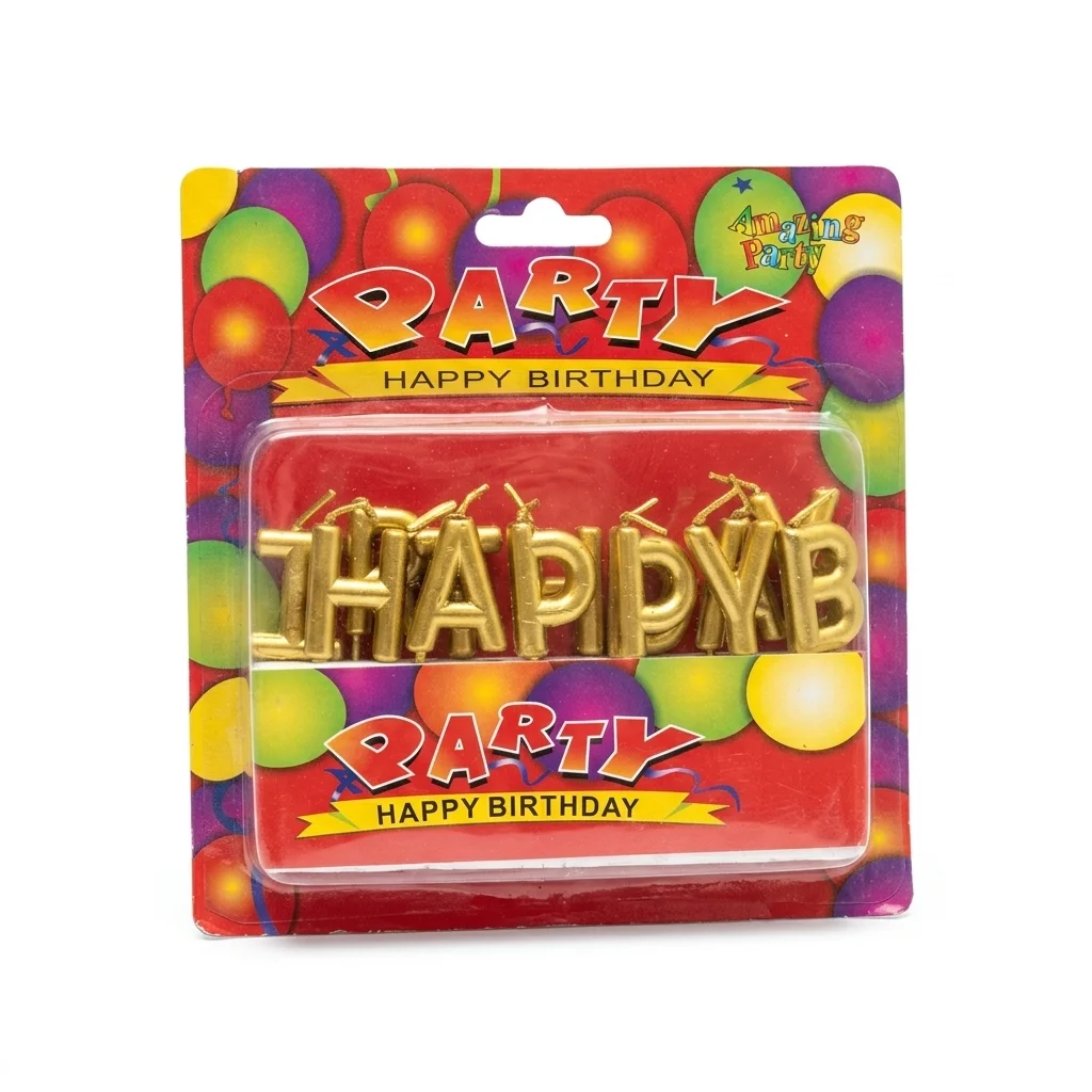 Happy Birthday Letter Candles