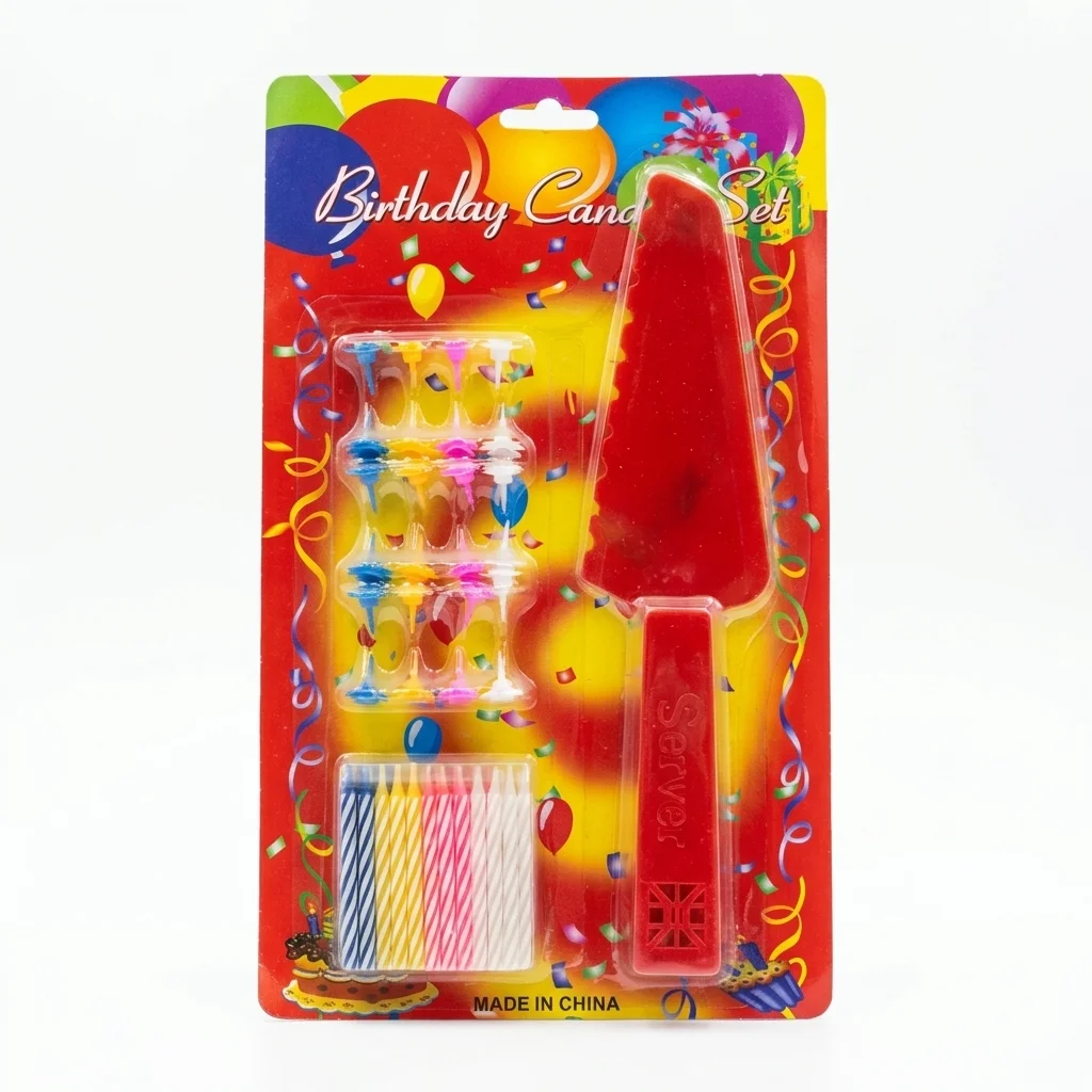Candle plus cake server